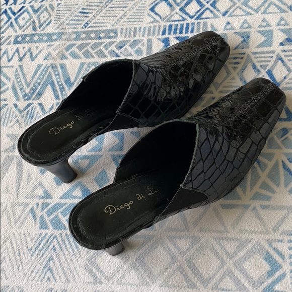 Diego di Lucca Black Monica Mules - Picture 5 of 7